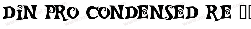 DIN-PRO-CONDENSED RE字体转换